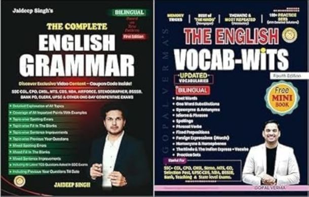 THE ENGLISH VOCAB - WITS ( UPDATED VOCABULARIS) AND THE COMPLETE ENGLISH GRAMMAR | SET OF 2 BOOK COMBO | RAKESH YADAV READERS PUBLICATION Paperback – 26 March 2025
