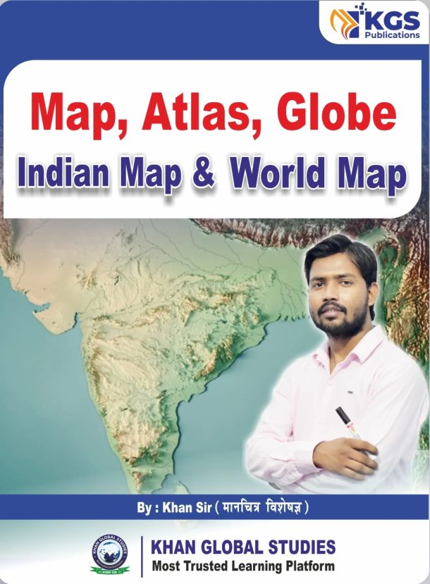 Indian Map & World Map by Khan Sir (Hindi)